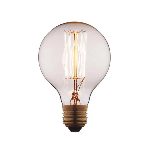 Лампа накаливания Loft It G8040 E27 40W шар прозрачный Edison Bulb