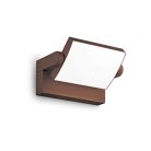 Уличный настенный светильник Ideal Lux 307169 SWIPE AP COFFEE
