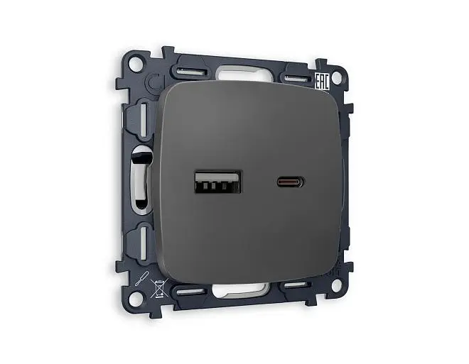 Комплект механизма розетки Ambrella Volt MO911010 QUANT Комплект механизма розетки Ambrella Volt MO911010 QUANT