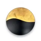 Настенный светильник Ideal Lux 133270 SUNRISE AP3 NERO E ORO