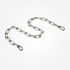 Цепь 1 м Eurosvet 10304 длиной метр с 2 карабинами черный золотом, арт. 74401 00000074401