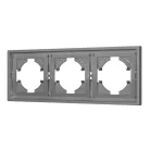 Рамка пластиковая FRM-TENDO-PL-3-GR (Arlight, Графитовый) 053845
