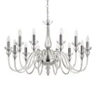 Подвесная люстра Ideal Lux 168906 DOGE SP12 TRASPARENTE