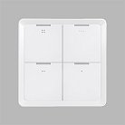 Накладная 4-х кнопочная радиопанель Zigbee, 12 сцен LeDron SC04