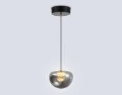 Подвесной светильник Ambrella light LH12001 BK/GD/SM черный/золото/дымчатый 6W 3000K D180*145