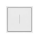 Одноклавишный выключатель с LED-подсветкой LeDron 1 Gang 1 Way LED White