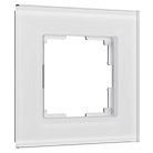 Рамка на 1 пост (белый, стекло soft-touch) Werkel W0013101 Senso a064564