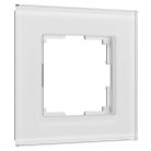 Рамка на 1 пост (белый, стекло soft-touch) Werkel W0013101 Senso a064564
