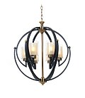 Подвесная люстра Lumina Deco LDP 1232-6 BK+MD Bergen