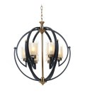 Подвесная люстра Lumina Deco LDP 1232-6 BK+MD Bergen