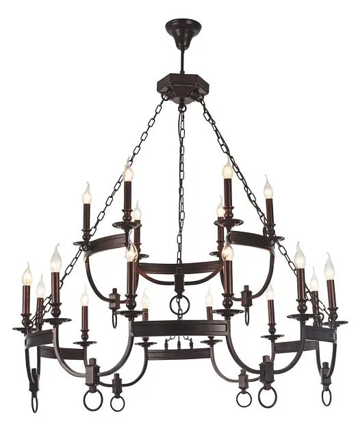 Люстра Crystal Lux SUERTE BROWN SP12+6 3110/318