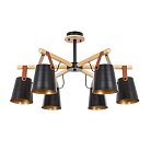 Потолочная люстра Arte Lamp A7032PL-6BK THOMAS