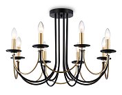 Подвесная люстра Ambrella light TR9622/8 BK/CGD