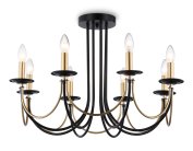 Подвесная люстра Ambrella light TR9622/8 BK/CGD
