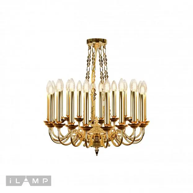 Подвесная люстра iLamp MD8551-20 GD Louvre