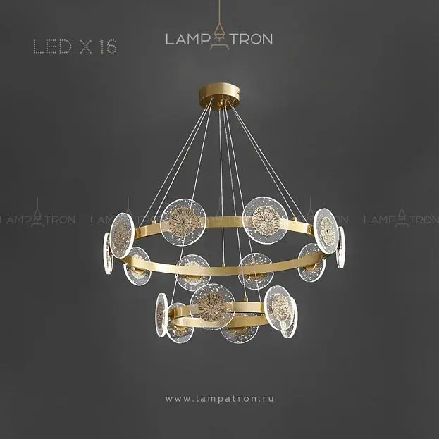 Кольцевые люстры и светильники LETICIA 16 ламп Lampatron 4497-11411 Кольцевые люстры и светильники LETICIA 16 ламп Lampatron 4497-11411