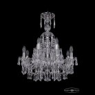 Люстра хрустальная Bohemia 1403/8+4/195/XL-65 Ni