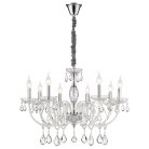 светильник подвесной, E14, 8x40W Wertmark WE171.08.103 LEONORE