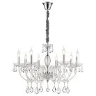 светильник подвесной, E14, 8x40W Wertmark WE171.08.103 LEONORE