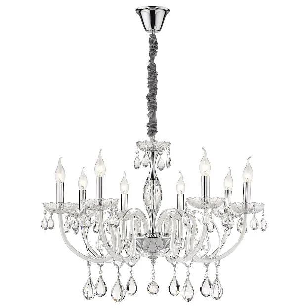 светильник подвесной, E14, 8x40W Wertmark WE171.08.103 LEONORE