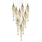 Подвесной светильник Delight Collection P68009L-9G gold Goddess Tears