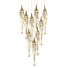 Подвесной светильник Delight Collection P68009L-9G gold Goddess Tears
