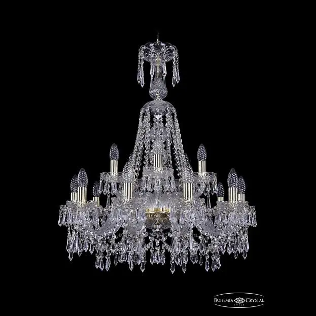 Люстра хрустальная Bohemia 1403/10+5/240/XL-80 G Люстра хрустальная Bohemia 1403/10+5/240/XL-80 G