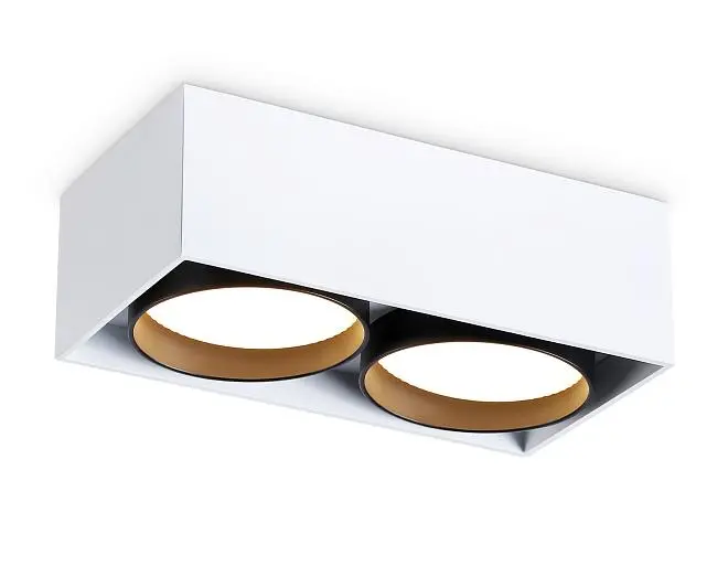 Накладной точечный светильник Ambrella light TN70872/2 WH/BK