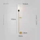 Бра STENLY WALL B Цвет: Латунь + Черный Lampatron stenly-wall-b-brass 8160-23112