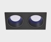Встраиваемый светильник ItalLine IT08-8013 black 4000K 2 шт + IT08-8015 black