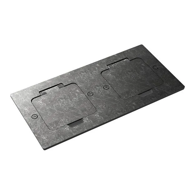 Лючок Surface 4 мод. (2 мод. 45х45 мм.), оцинкованная сталь Donel DFB22MRNFA DFB