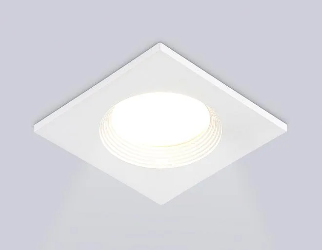 Встраиваемый светильник Ambrella light TN102817 WH белый GU5.3 78*78*28 Встраиваемый светильник Ambrella light TN102817 WH белый GU5.3 78*78*28