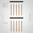 Готовая комбинация светильников HARDER COMBO Тип А Размер M. 5 ламп Lampatron 6792-18638