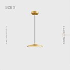 Подвесной светильник AMUND Размер S. Цвет Латунь Lampatron amund-brass-s 7441-20591