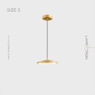 Подвесной светильник AMUND Размер S. Цвет Латунь Lampatron amund-brass-s 7441-20591