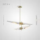 Люстра MARECHEN 4 лампы. Размер M. Цвет Белый Lampatron 6561-17931