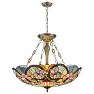 светильник потолочный, E27, 6x60W Velante 818-807-06 Стиль Tiffany