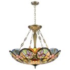 светильник потолочный, E27, 6x60W Velante 818-807-06 Стиль Tiffany