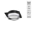 Светильник встраиваемый IP20 GX53 12Вт 220-240V Novotech 371028 GEM