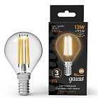 Лампа светодиодная Gauss 105801113 E14 13W 2700K прозрачная Filament