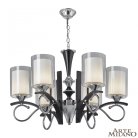 Люстра подвесная с плафонами 309167/6 Bk/Ni Arte Milano Florentia