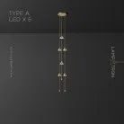 Готовая комбинация светильников ROLAN COMBO 6 ламп. Тип A Lampatron rolan-combo-6-a 7665-21466