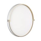 Светильник пластик/золотой LED 76Вт 3000/4000/6000К D490 IP43 CCT Sonex 7646/ELN OLIDI WHITE