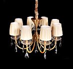 Хрустальная подвесная люстра Lumina Deco LDP 66218-8 VALLERY