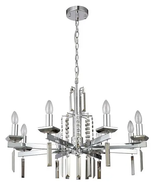 Подвесная люстра Crystal Lux Marron SP8 Chrome Подвесная люстра Crystal Lux Marron SP8 Chrome