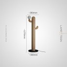 Торшер CACTUS WOOD Цвет светлое дерево Lampatron cactus-wood-lightwood 9032-25699