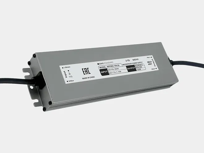 Блок питания для светодиодных лент 150 W Влагозащитный, 24 V, SWG MTPW2-150-24 00-00045141 Блок питания для светодиодных лент 150 W Влагозащитный, 24 V, SWG MTPW2-150-24 00-00045141