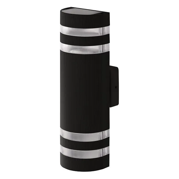 Настенный светильник уличный Uniel UUL-S16A 2x60W/E27 IP65 BLACK