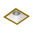 Встраиваемый светодиодный светильник Ledron RISE KIT 1 LED 4000K Gold-White