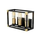 Бра Lumina Deco LDW 1140-3 BK+MD Waldorf